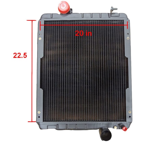 Aftermarket Radiator Fits John Deere Fits JD Tractor 7200 7210 7400 7410 7510 RE67333 - main